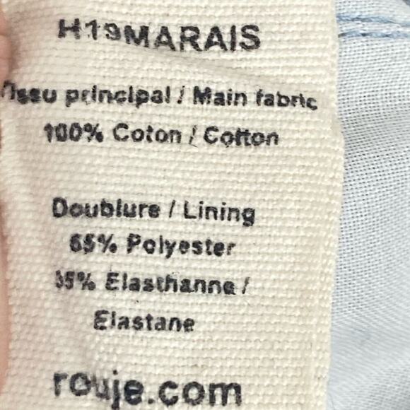 ROUJE Marais Jeans High Rise
Straight Leg Raw Hem - Size 28/6 - Picture 9 of 14